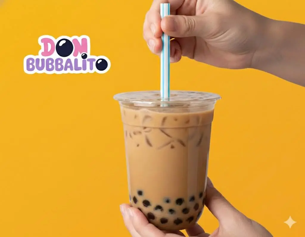 Bebida de café con tapioca